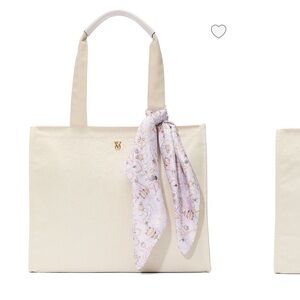 NWT Victoria’s Secret Floral Embossed Tote Bag